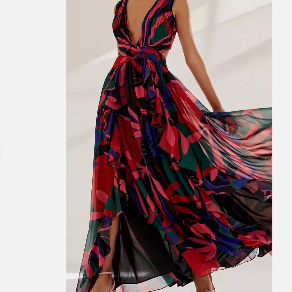 PatBO Cut-Out Maxi Dress Size 4